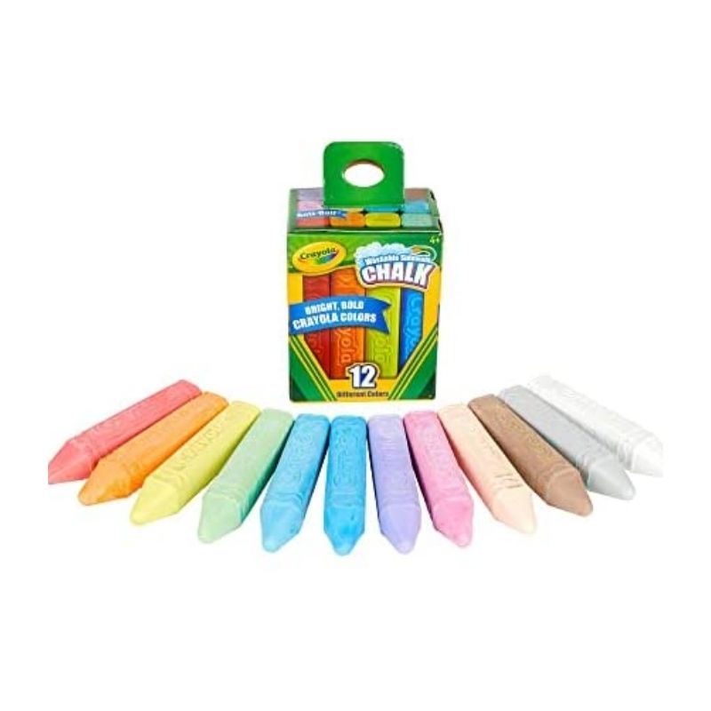 Crayola Count Sidewalk Chalk Washable