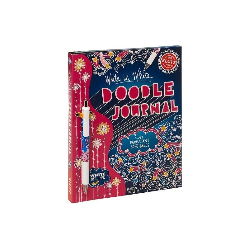 Write in white doodle journal