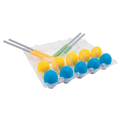 Eggs n' chopstick stack game
