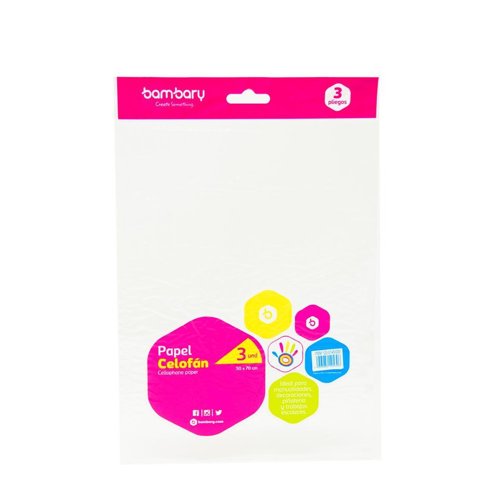 Papel Celofán transparente