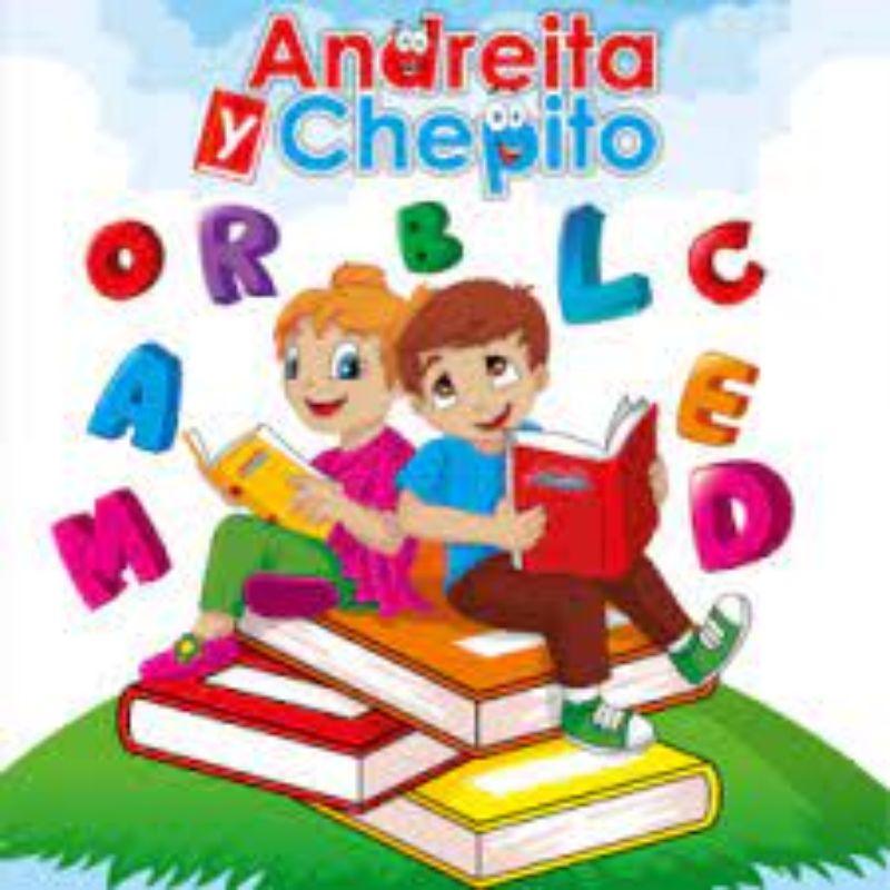 Aprendamos a leer con andreita y chepito Libro inicial