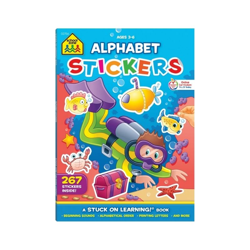 Alphabet Stickers Workbook