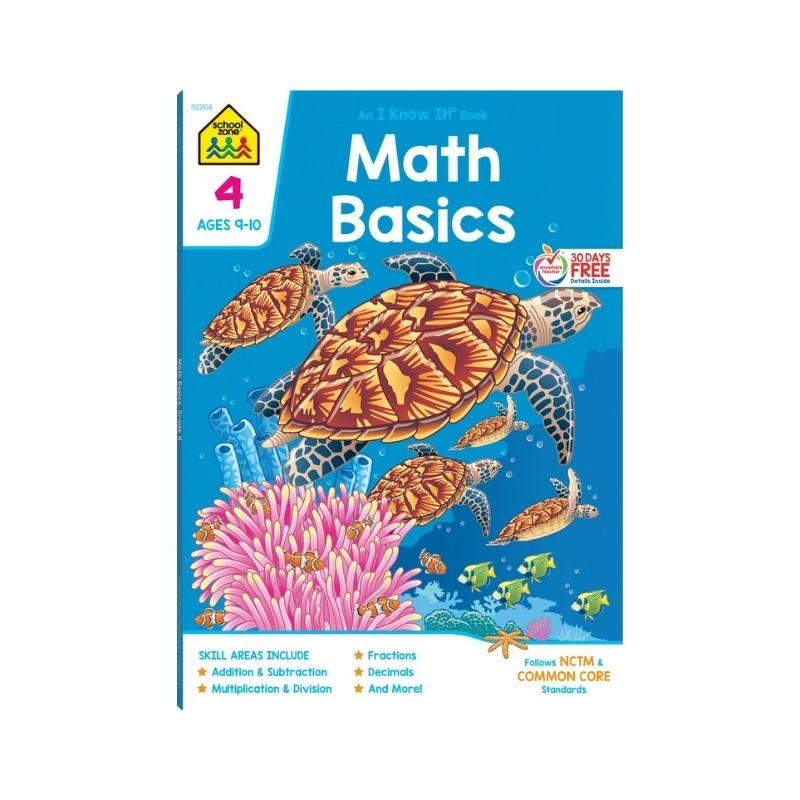 Math Basics Grade 4 Workbook