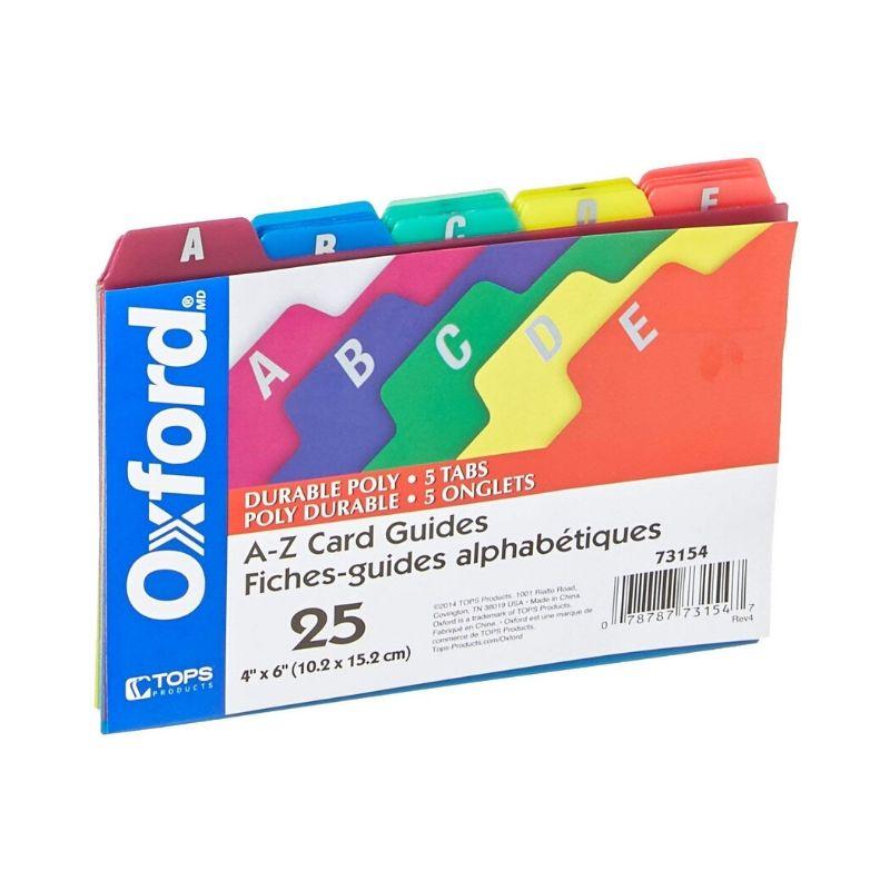 Guías alfabéticas oxford (4 x 6) (a-z) col. - Ultracomonline.com