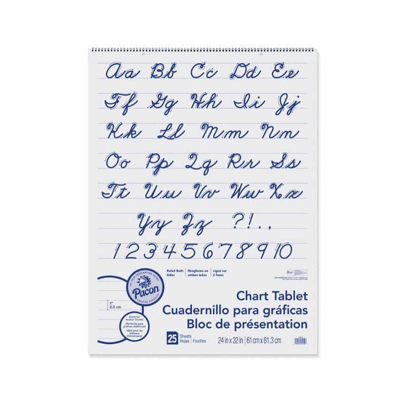 PACON-74610-CHART-TABLET-24"X32"-(1"-RULED)-(25-HOJAS)