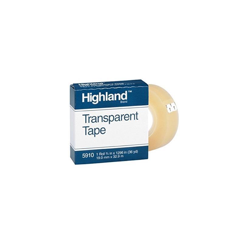 "TAPE-HIGHLAND-#5910-TRANSPARENTE-GLOSS-(3/4""-X-36YDS)"