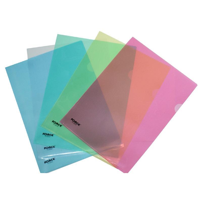 Carpeta force plástica tipo l (t/carta & a4) (colores surtidos) - Ultracomonline.com