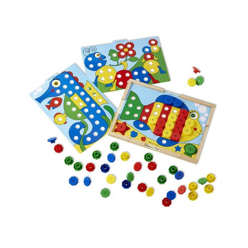 LCI-4313-(14313)-WOODEN-SORT-&-SNAP-COLOR-MATCH