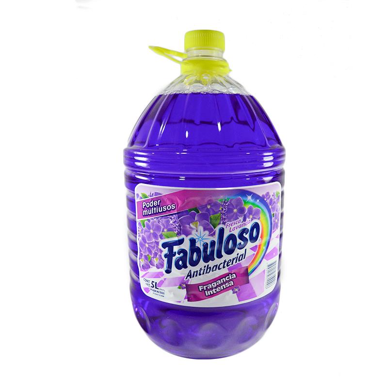 DESINFECTANTE FABULOSO ANTIBACTERIAL MULTIUSOS (5-LT) FRESCA LAVANDA (GP)