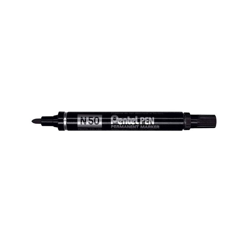 Marcador pentel negro (p/redonda gruesa) - Ultracomonline.com