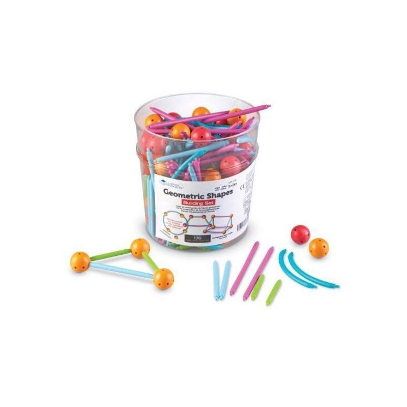 LEARNING-RESOURCES-GEOMETRIC-SHAPES-BUILDING-SET-(SET/170)