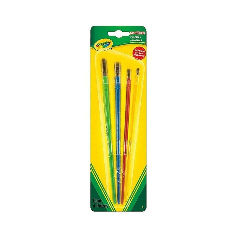 Crayola pincel de arte (set/4) - Ultracomonline.com