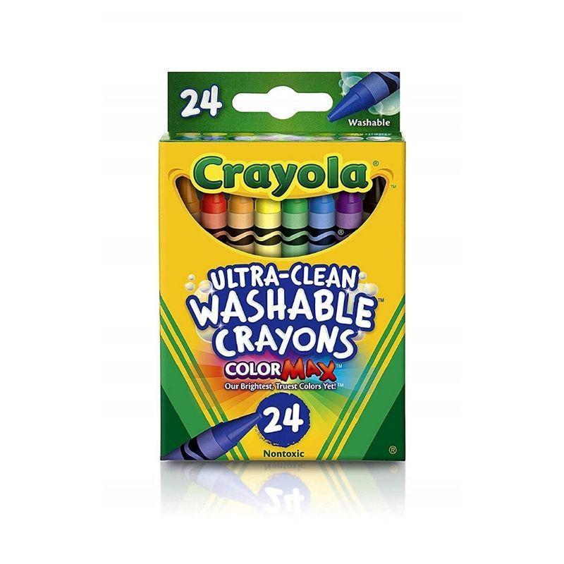 Crayola crayons regular size washable (set/24) - Ultracomonline.com