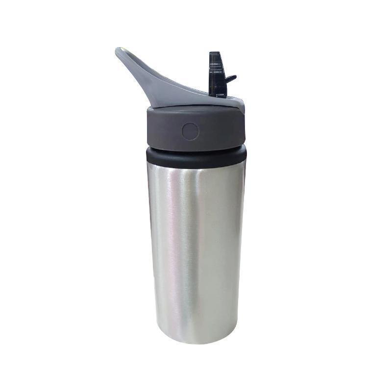 Botella-deportiva-de-aluminio-con-manilla-de-plástico-de-650ml-(Plateado)