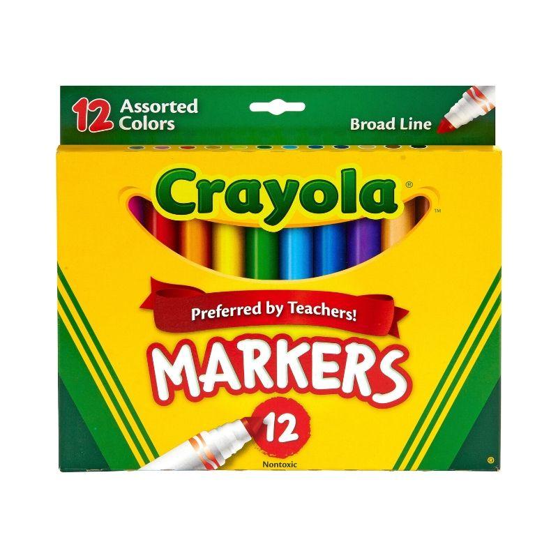 Crayola marcador punta gruesa (set/12)(regular) - Ultracomonline.com