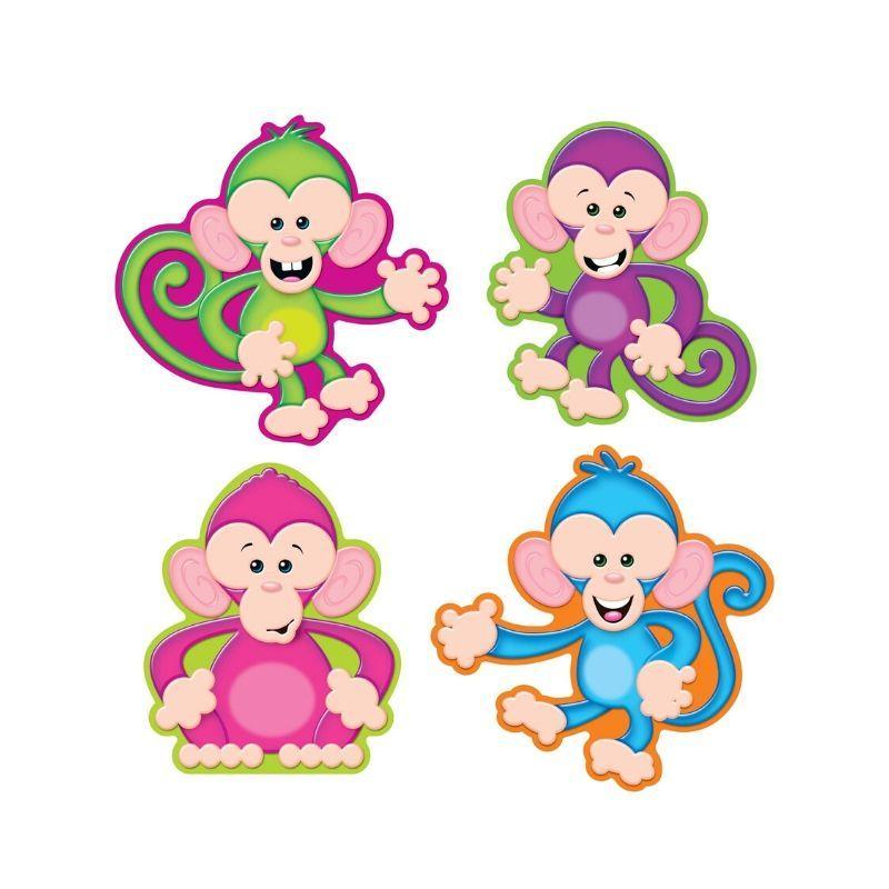 TREND-T10974-CLASSIC-ACCENTS-V/PACK-COLOR-MONKEYS-(42-PACK/6")
