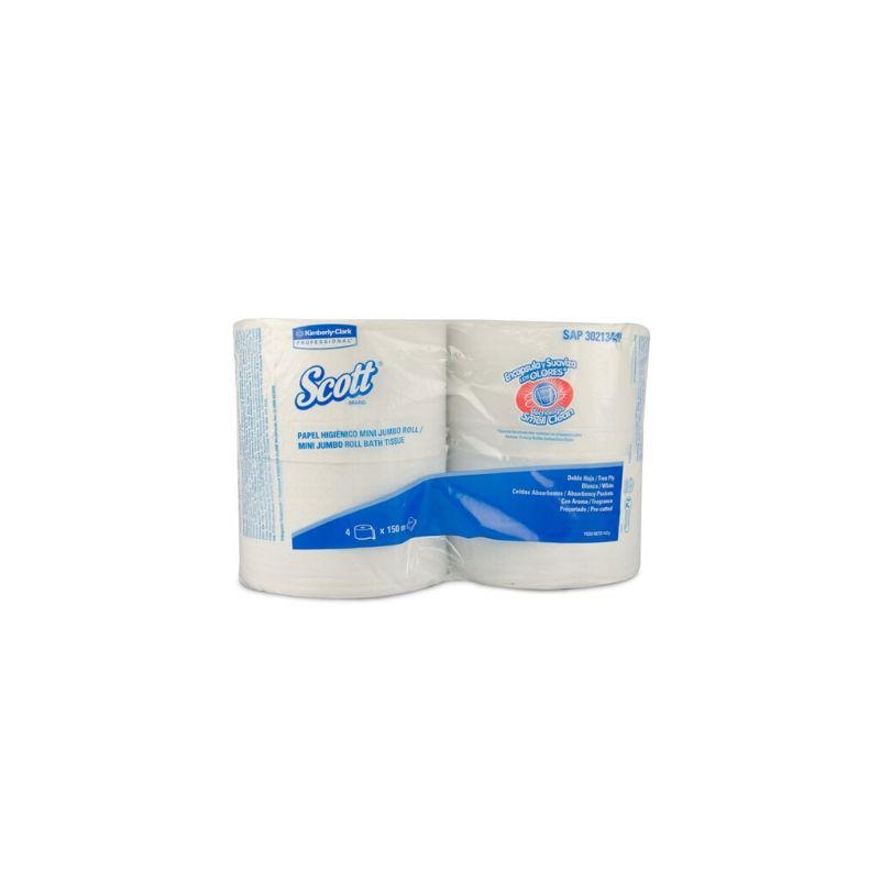 KCP SAP30213440 PAPEL HIGIENICO SCOTT MINI JUMBO ROLL (2-PLAY) (6X4X150M)