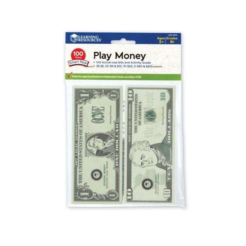 LEARNING-RESOURCES-PLAY-MONEY-SMART-PACK-(SET/100)