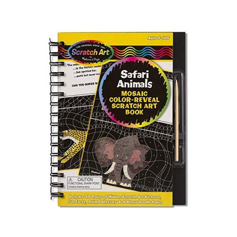 LCI-5857-DRAWING-BOOKS-SAFARI-ANIMALS-6.5""X8.5""X"".75""-(O)"