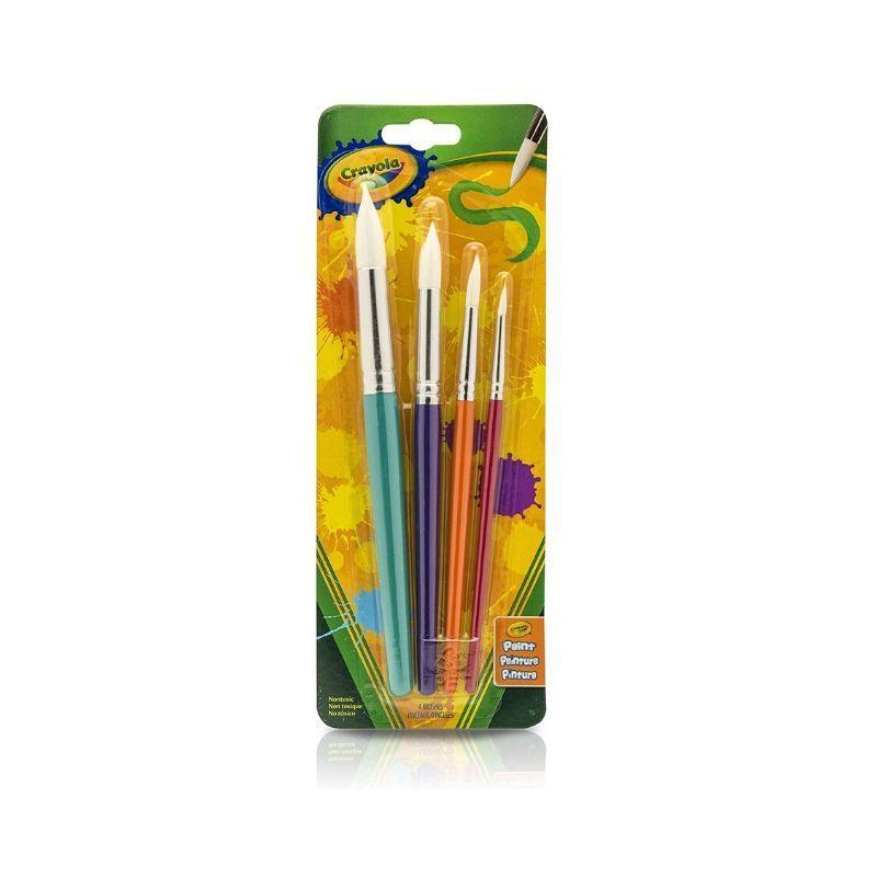 CRAYOLA-05-3521-BIG-PAINTBRUSHES-ROUND-(SET/4-)