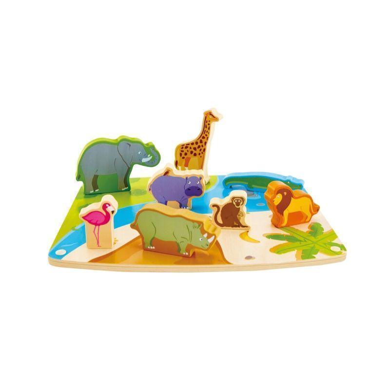 HAPE-E1455-WILD-ANIMAL-PUZZLE--&-PLAY