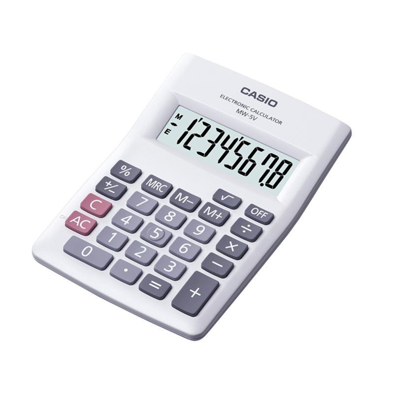 Calculadora casio blanca (8 dígitos) - Ultracomonline.com