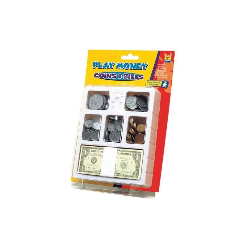 EDUCATIONAL INSIGHTS PLAY MONEY - COINS & BILLS