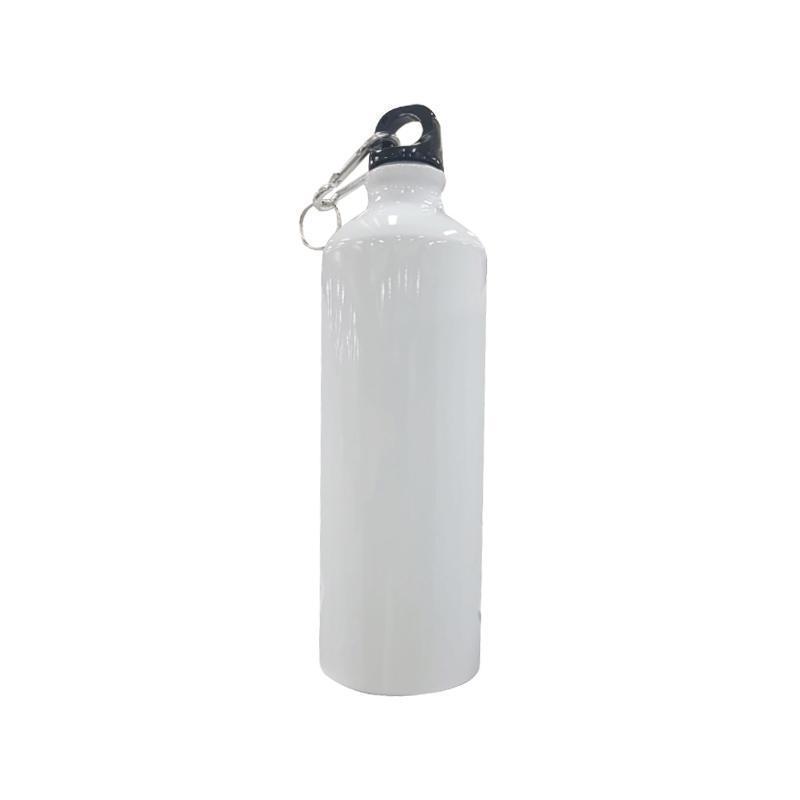 Botella deportiva de aluminio con revestimiento de 750ml (blanco) –