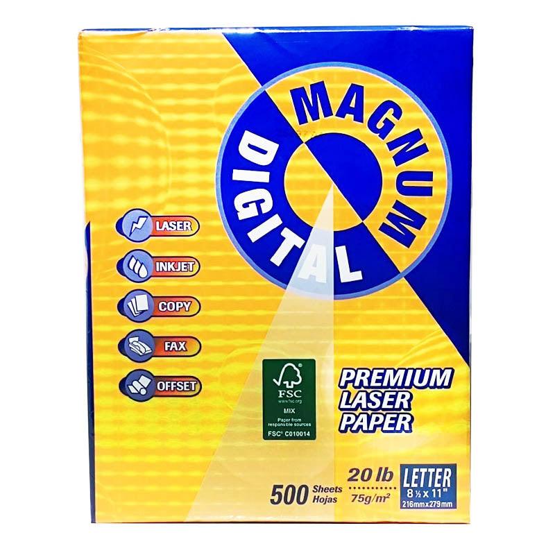 PAPEL MULTIPROPOSITO MAGNUM DIGITAL 20LB-75G 8.5"X11" (97%) (500H)