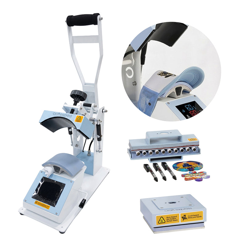 PLANCHA TERMICA CRAFT EXPRESS CP3IN1LBN-1 HOBBY COMBO (3 EN 1)