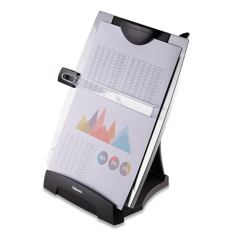 FELLOWES PORTACOPIAS DE ESCRITORIO CON TABLETO DE NOTAS