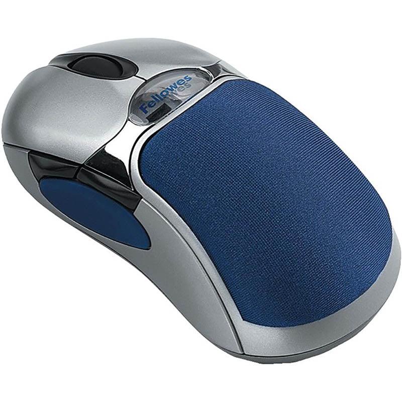 FELLOWES HD-PRECISION CORDLESS MOUSE GEL PLATA/AZUL