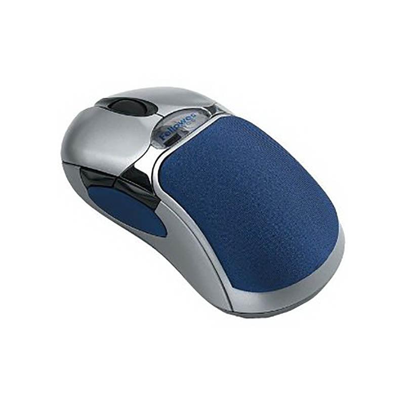 FELLOWES HD-PRECISION OPTICAL MOUSE GEL PLATA/AZUL