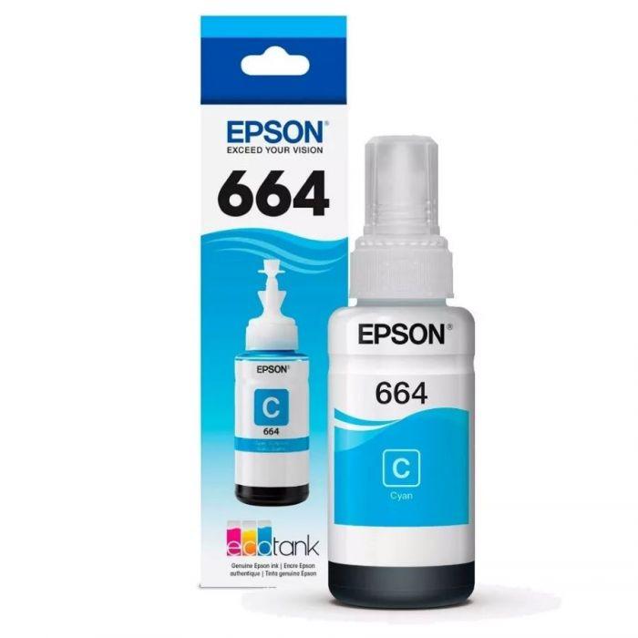 Tinta EPSON 664 cyan