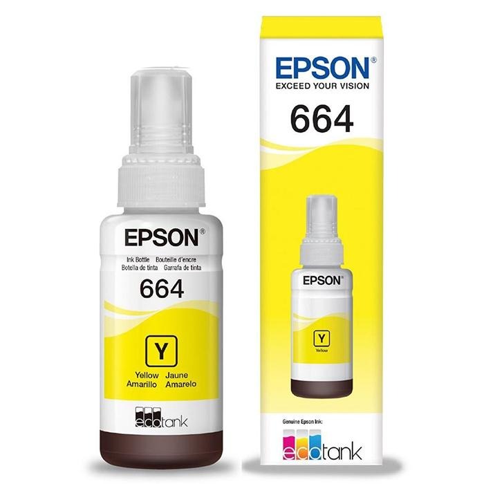 Tinta EPSON 664 amarillo