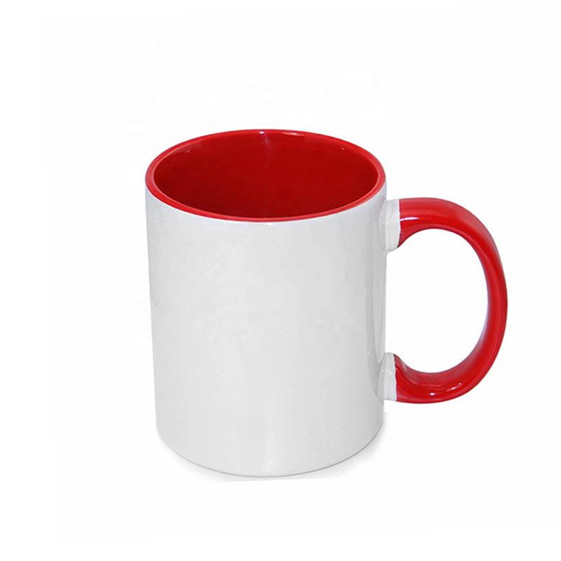 Taza Cerámica con Asa e Interior Grado-A (11-oz)