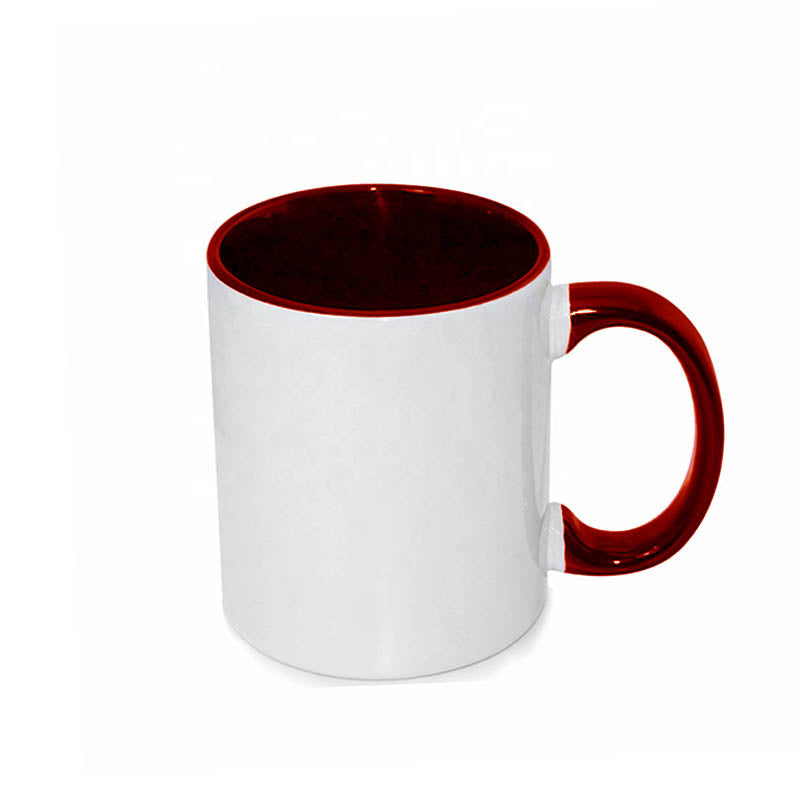 Taza Cerámica con Asa e Interior Grado-A (11-oz)