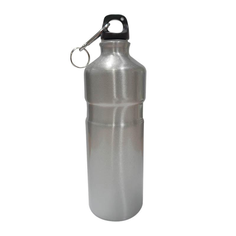 BOTELLA DEPORTIVA DE ALUMINIO PLATA (750ML)