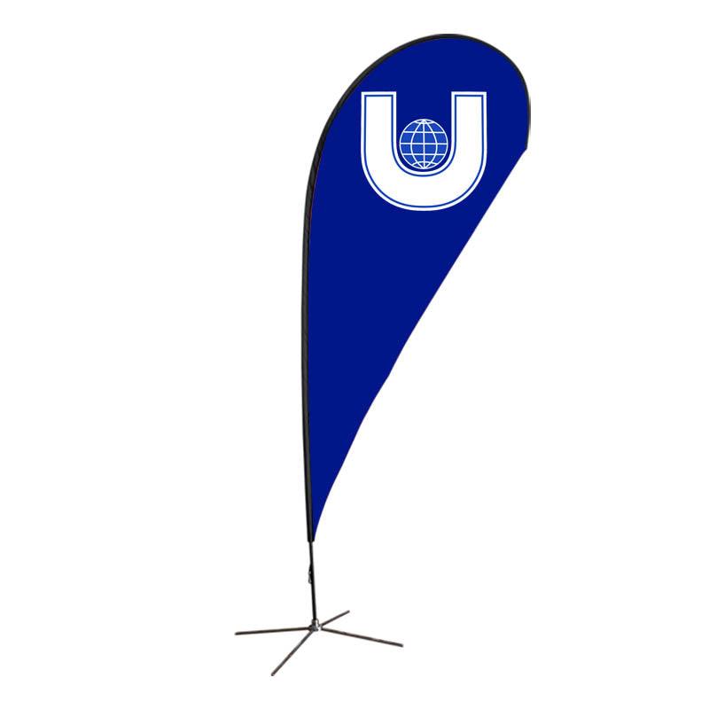 BANNER STAND ULTRAFLEX ULTRA-ROTATING TEAR DROP/CROSS FEET (URSTCF245311) (2.453X1.1M) (125X23X25CM)