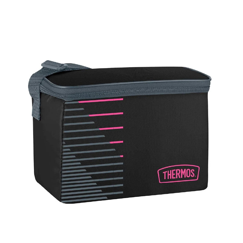 THERMOS C176570 LONCHERA TERMICA CON CORREA AJUSTABLE (NEGRO/ROSA)