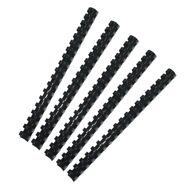 Espiral Force negro 1/2" (5 unidades)