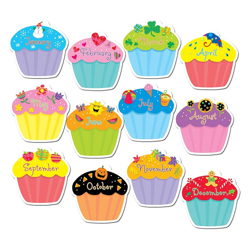 CUPCAKES, 10" DESIGNER CUT OUTS