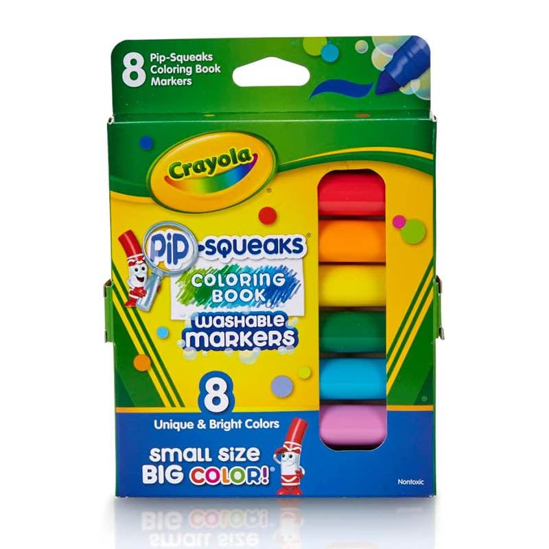 CRAYOLA Pip-Squeaks Washable Color Book Markers