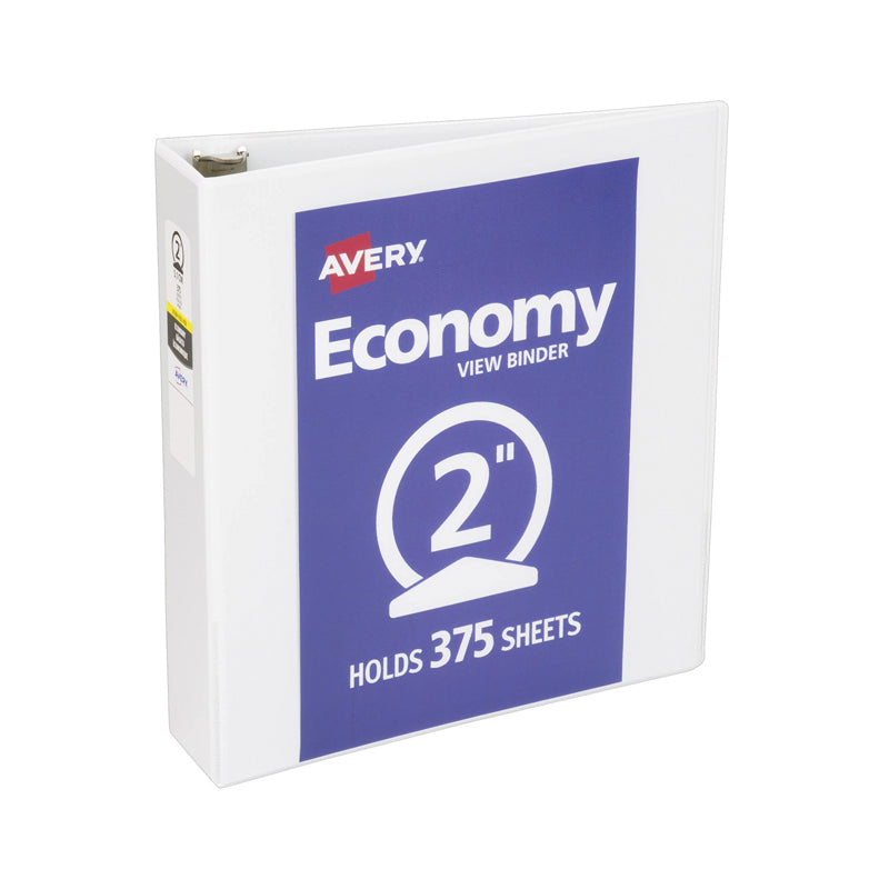 Portafolio Avery 05780 Economy con Ventana y Bolsillos (2"-3 huecos) – Blanco