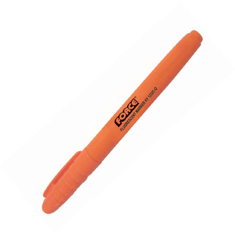 Marcador Fluorescente Force Naranja