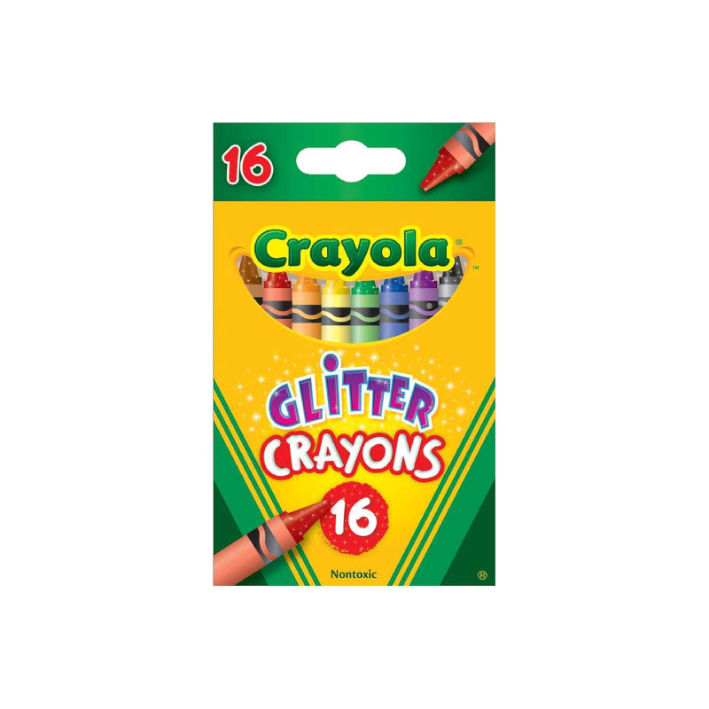 CRAYOLA GLITTER CRAYONS (SET/16)