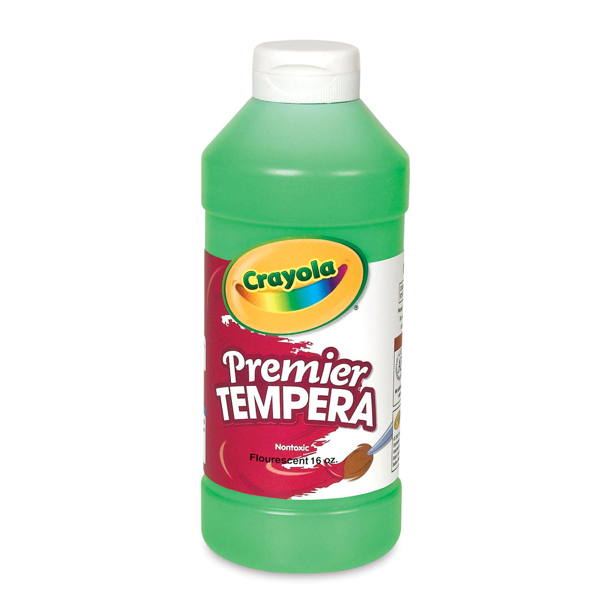 CRAYOLA TEMPERA 16OZ PREMIER FLUOR. GREEN