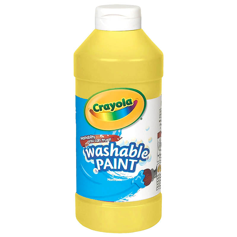 Crayola washable paint amarillo (16 oz)