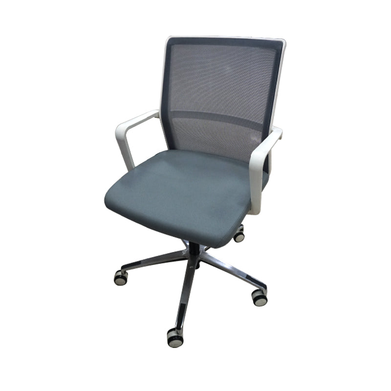 SILLA EJECUTIVA MESH FC-UN1701-21W MECANISMO MOVIMIENTO 2D GRIS