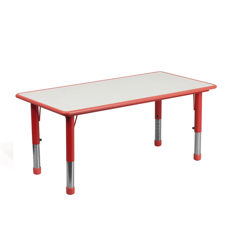 MESA INF. FORCE YCY-060-1 S/PLAST.-P/AJUSTABLE RECTANGULAR MDF ROJO